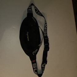  Black SUPREME Waist Bag SS18