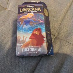 Disney Lorcana First Chapter Starter Deck