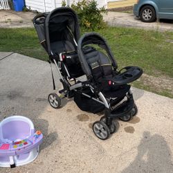 Double Stroller Baby Trend Sit N Stand