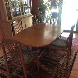Benny Linden Teak Mid Century Table And. Hairs 