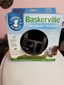 Bozal para perro extra grande,,, como nuevo