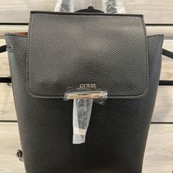 Guess NWT Black Varsity Pop Women’s Backpack 