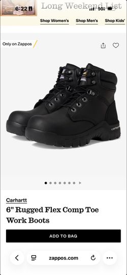 Women Carhart work boots size 11