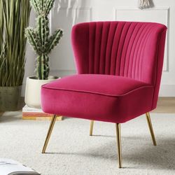 Hot Pink Accent Chair 