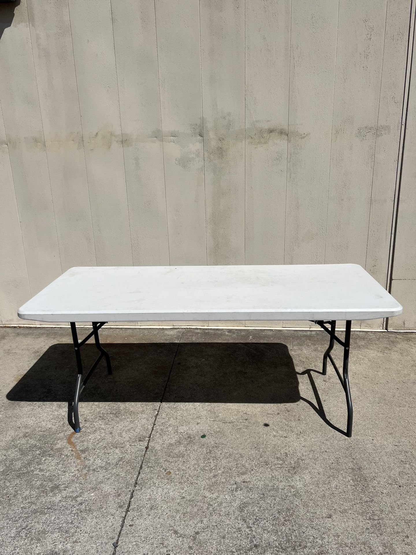 Grey Six Foot Folding Buffet Table