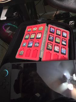Switch 2 with case an 19 switch games comes with stand