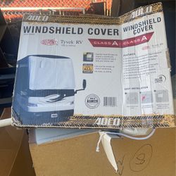 Windshield cover for class a motorhome