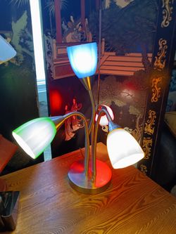 Table Lamp Multicolor Multifunctional. Direct Light Where You Want It. Up, Down Or Sideways.