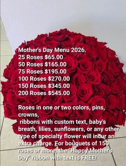 Mother's day roses sale