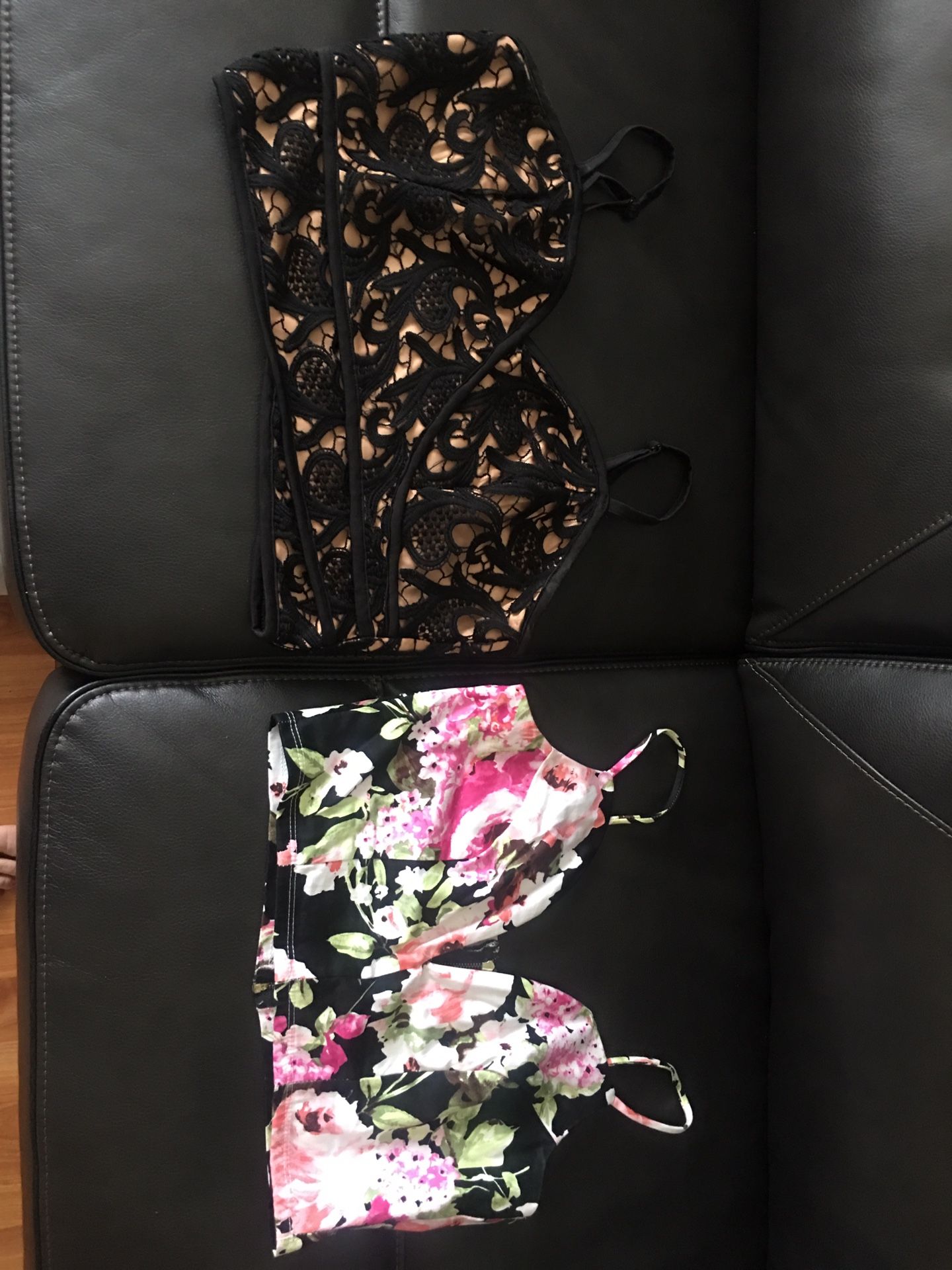 Size large crop tops