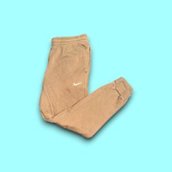 Nike sportswear club fleece tapered essential sweatpants beige men’s large 