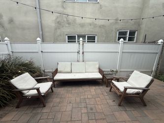 Patio Furniture set with chairs, bench, table