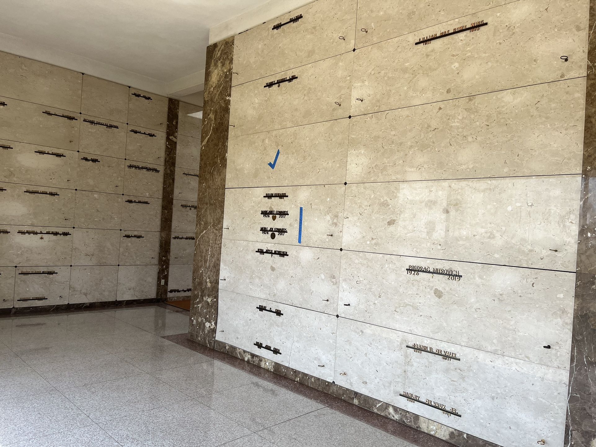 Mausoleum Crypt at Greenwood Memorial