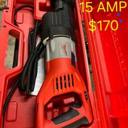 MILWAUKEE SAW ZALL CODED 15 AMP 