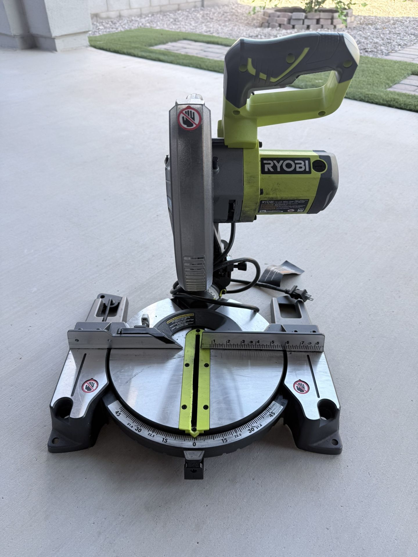 Miter Saw By Ryobi - Great Working Condition - Only Used For One Project ($200 Retail with Tax)