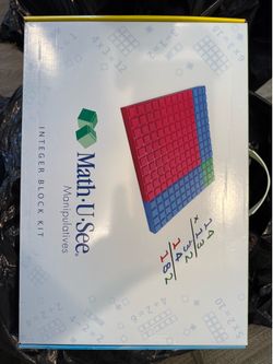3 boxes of Math U See manipulatives