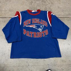 vintage new england patriots knights athletics shirt size large