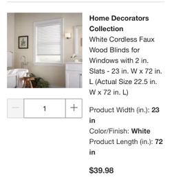 Faux Wood Blinds