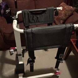 Patient Transfer Chair, Wheelchair to Car Transfer Devices, Sit to Stand Lift Aid for Elderly - No Electric, Lightweight Foldable Home Chair Lift Assi