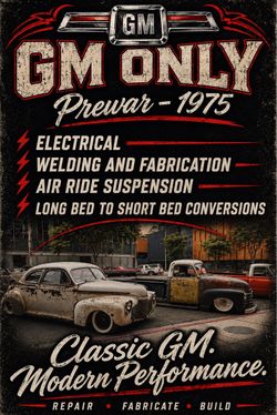GM ONLY — Keeping Classic GM Trucks and Cars Alive