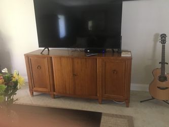 Teakwood cabinet and dining set