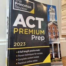 Princeton Review SAT Premium Prep, 2023: 9 Practice Tests + Review & Techniques . Condition is pre owned and shows some signs of wear from usage, some