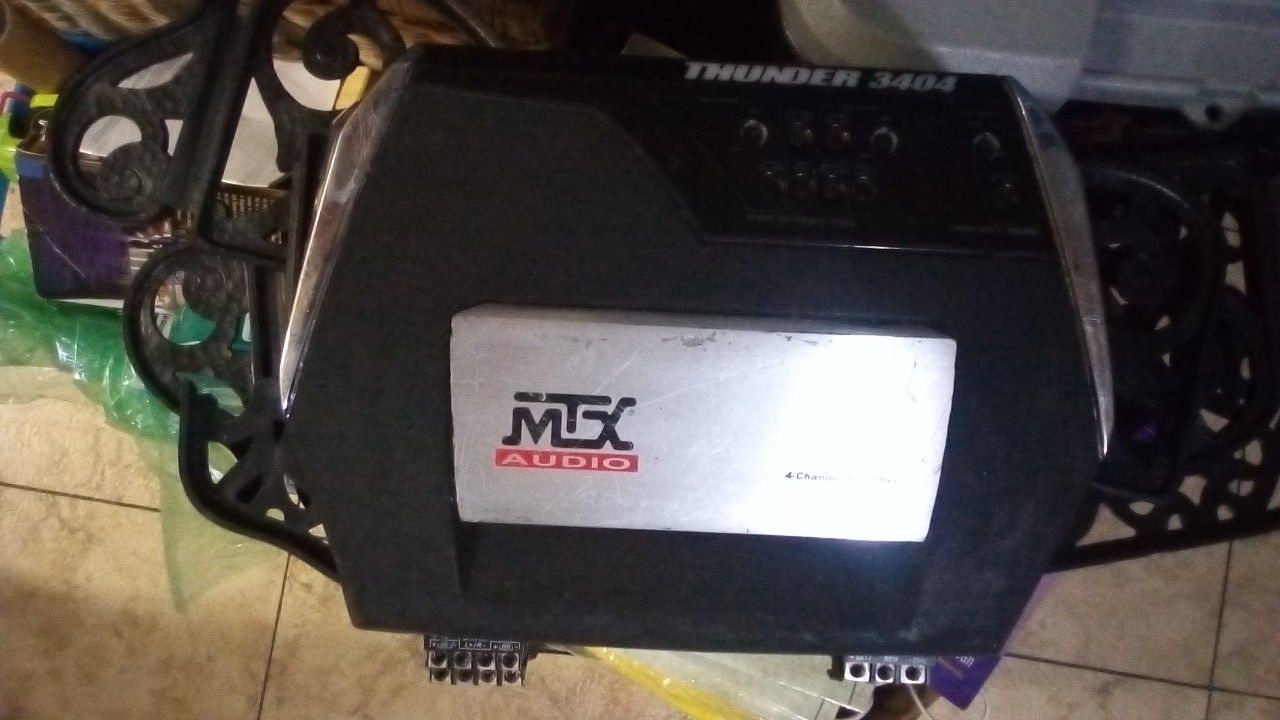 MTX THUNDER  4 CHANNEL 3404  Car AMPLIFIER 