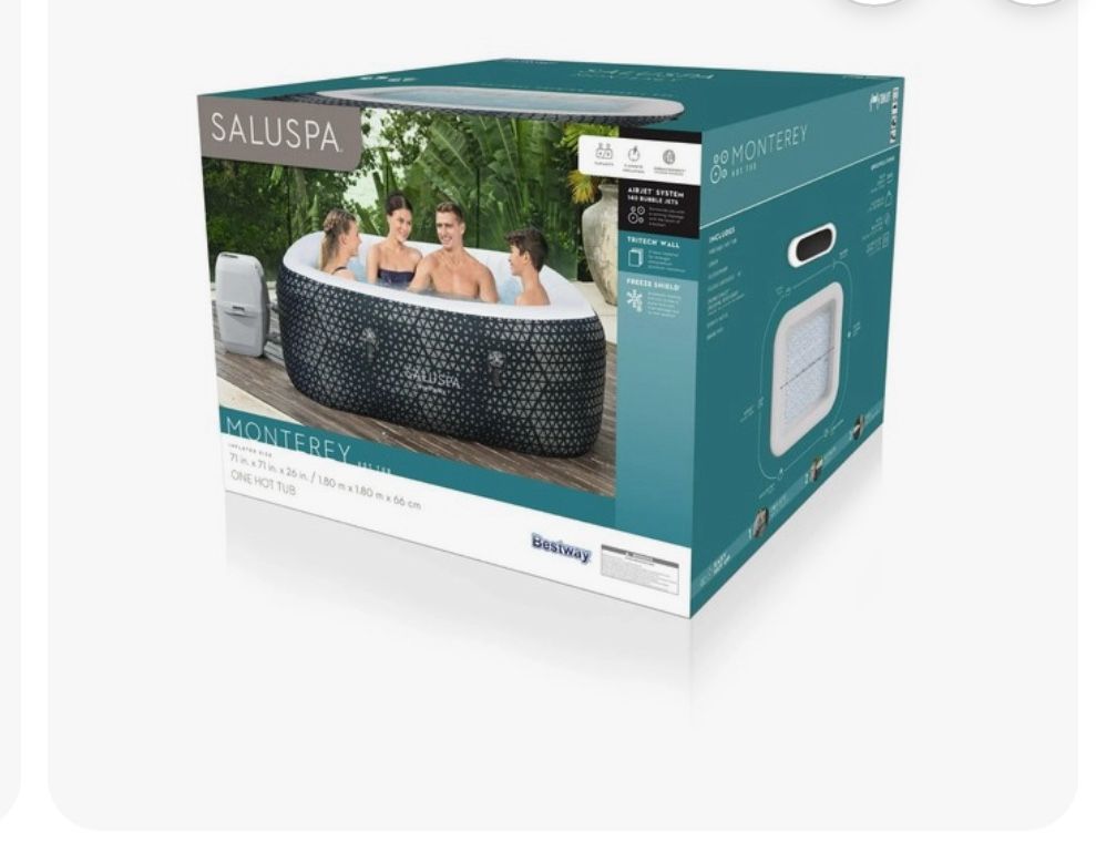 Outdoor Inflatable Hot Tub / Jacuzzi