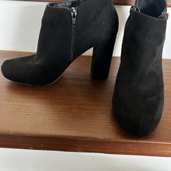 madden girl suede calf booties 