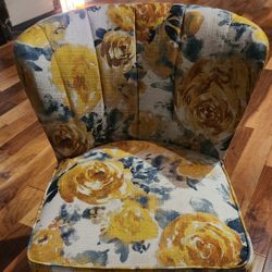 Blue And Yellow Chair