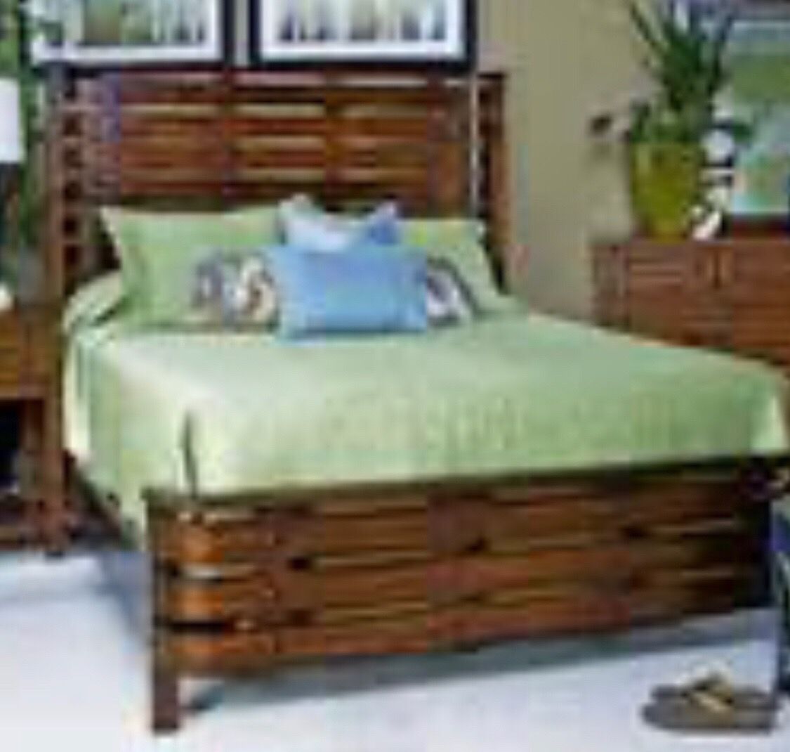 Panama Jack Eco Jack Walnut king Bed: