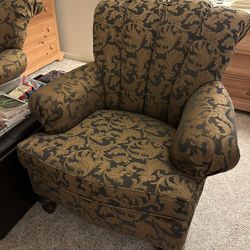 Set Of 2 Armchairs 