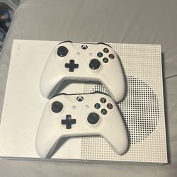 Xbox One S With Two Controllers