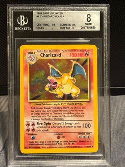 1999 Base Set Charizard BGS 8 *NO TRADES*