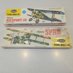 Guillows Nieuport 28 & Spad Kits - Sealed 