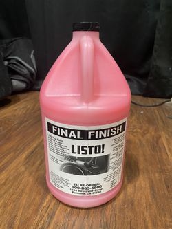 Car Detailing Final Finish 1 Gallon After Wax Product(Unopened)