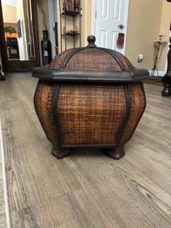 Wood trunk 16”x 15”