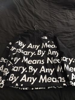 SUPREME TNF BY ANY MEANS NECESSARY PULLOVER LARGE