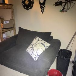 Oversized Chair, Slate