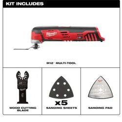 M12 12V Lithium-Ion Cordless Oscillating Multi-Tool (Tool-Only)
