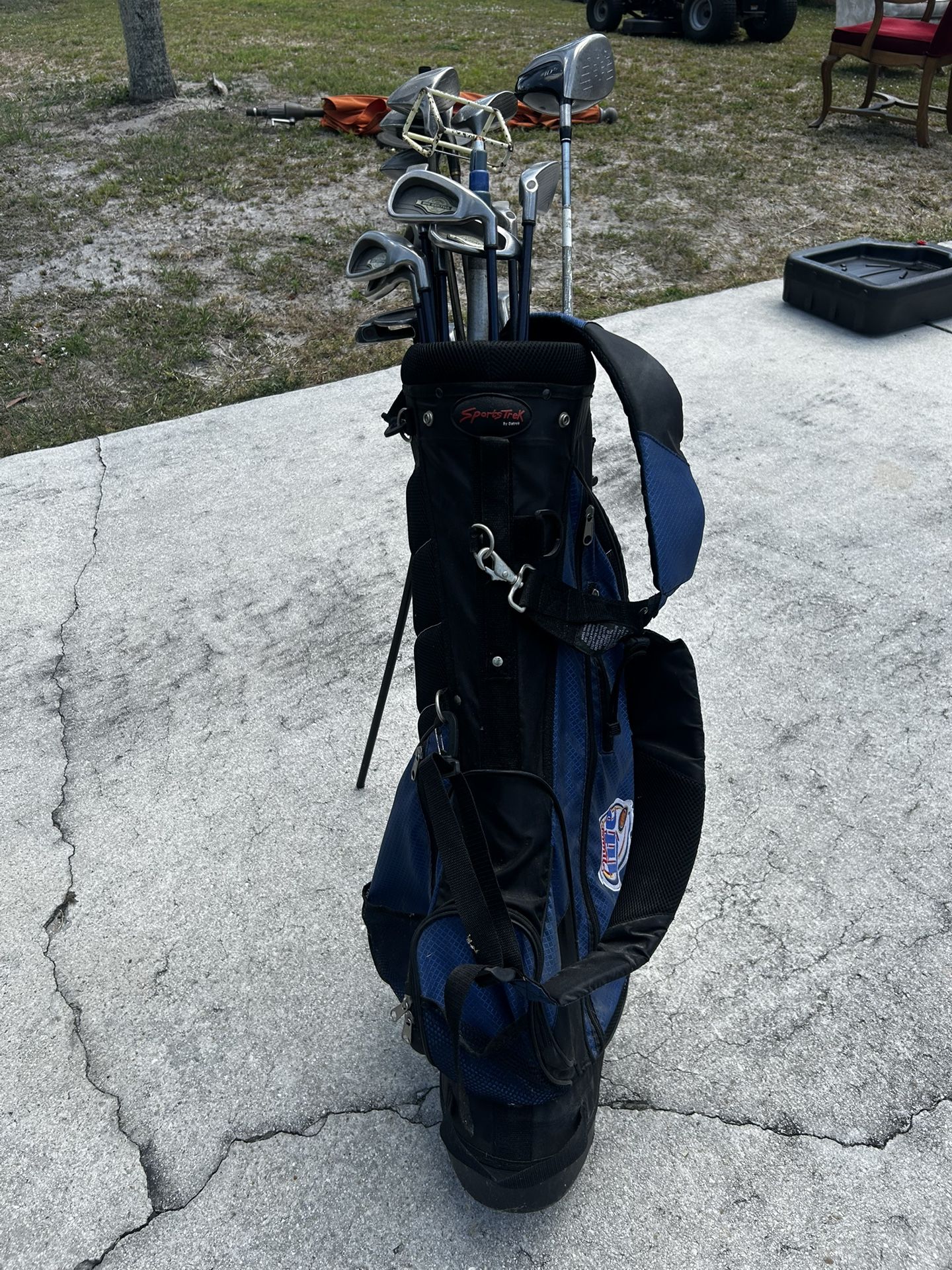 Golf bag and club