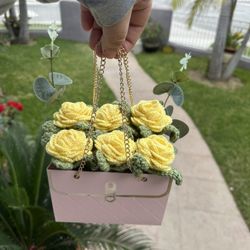Mini Purse Flower Bouquets For Valentine’s Day’s 