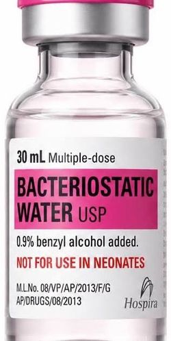 30ml Bacteriostatic Water for Injection, Hospira
