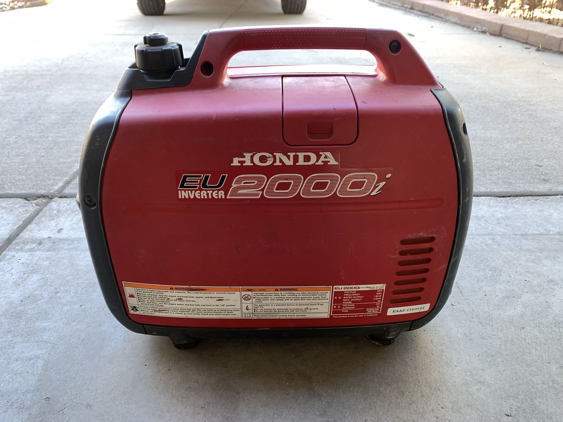 Honda EU2000i Generator for Sale in Berthoud, CO OfferUp