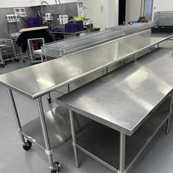 Stainless Steel Work Tables 