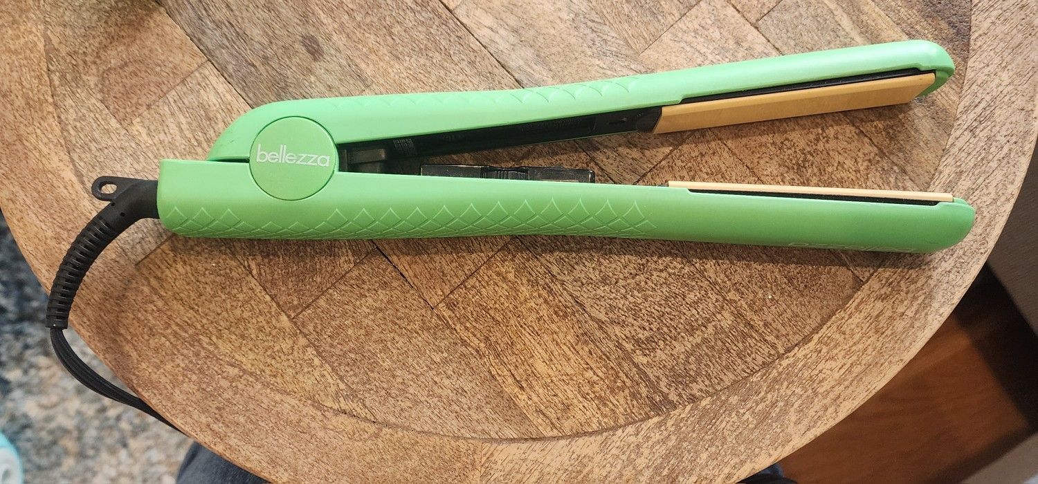 Lime Green Hair Straightener/flat Iron