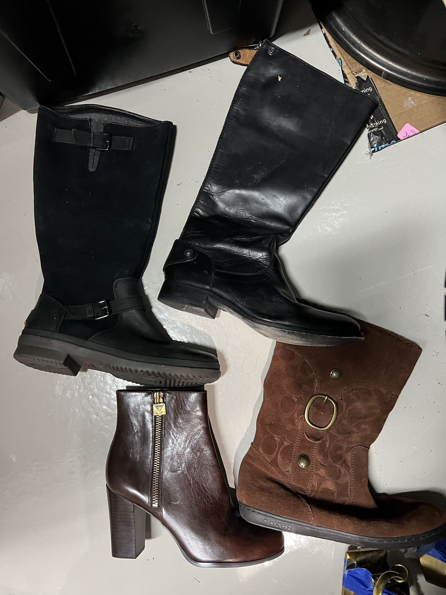 DESIGNER BOOTS (LIKE NEW CONDITION) - $60