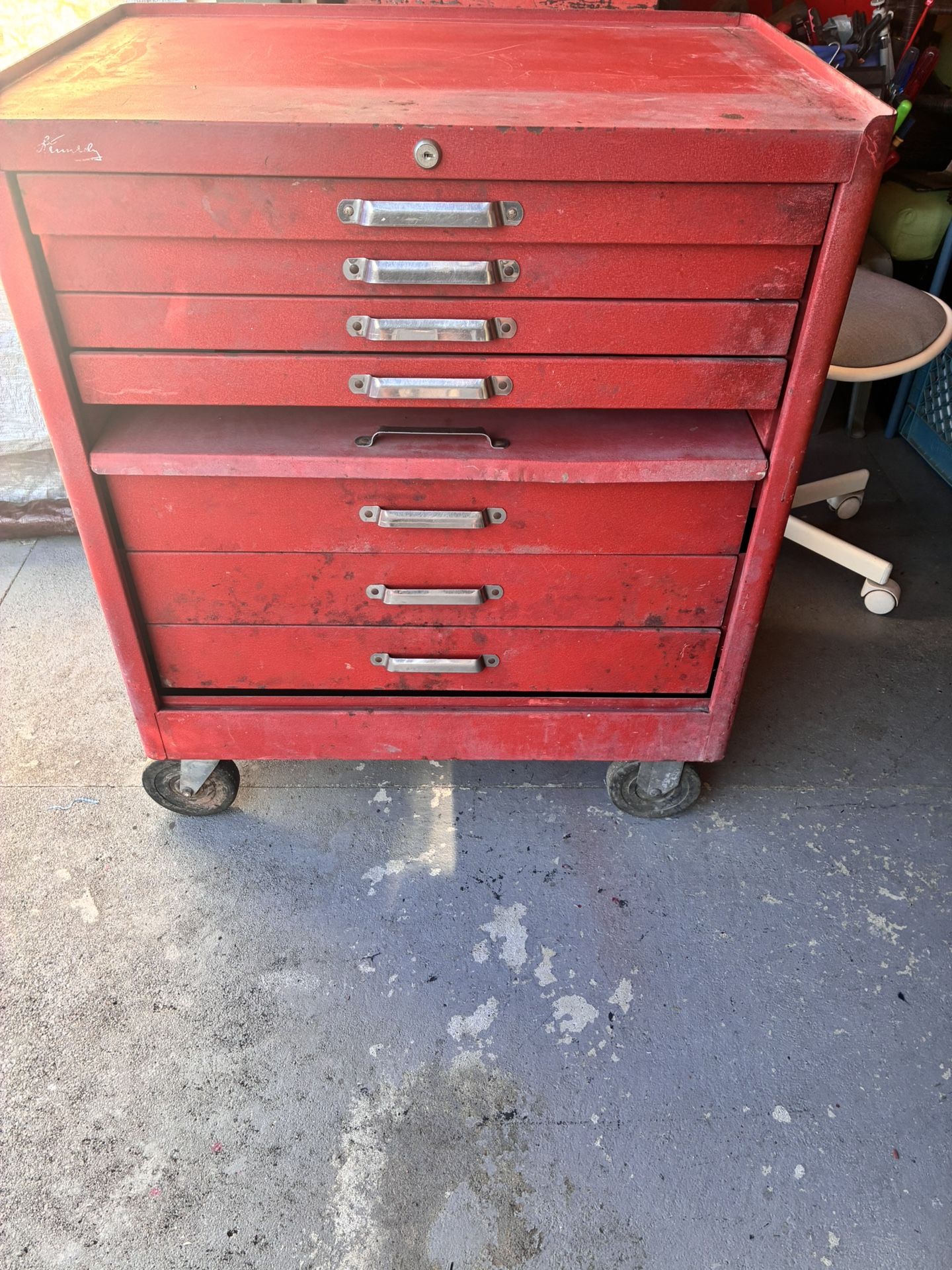 Kennedy Tool Box With Tools