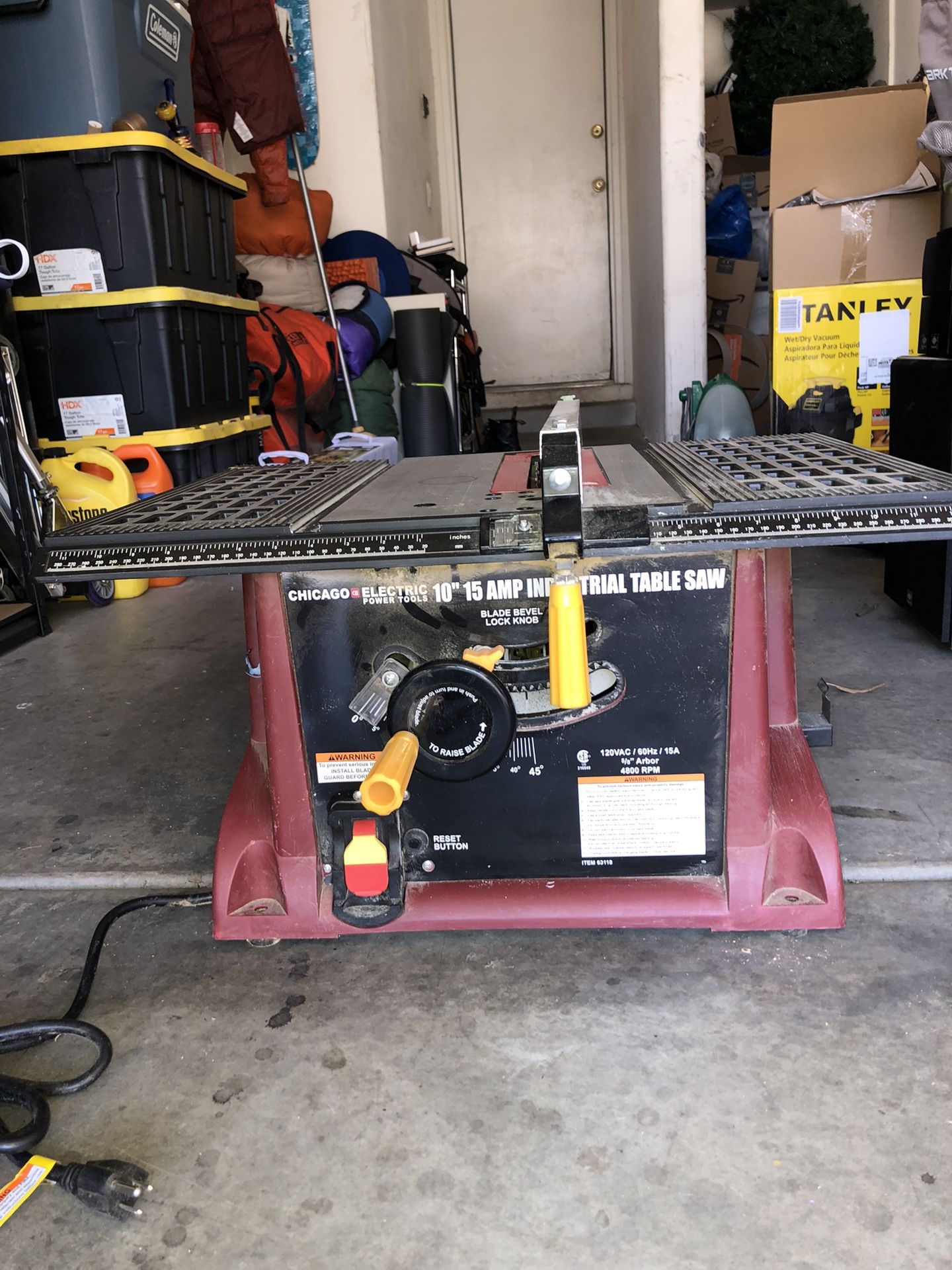 Chicago Electric Table Saw