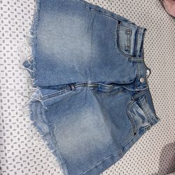 Denim shorts